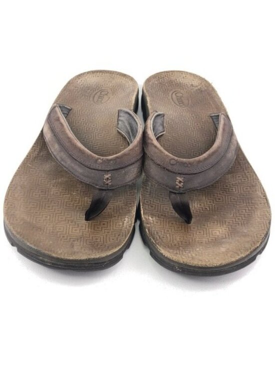 Chaco Finn Chocolate Torte Leather Sandals 14